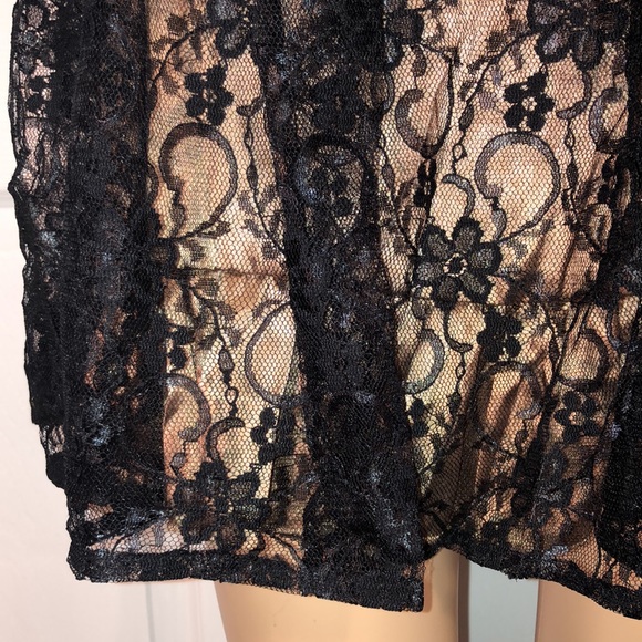 Apollo Black/Brown Lace Dress. NWT. M - Picture 3 of 8